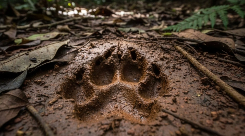 Ilustrasi jejak Harimau Sumatra. [Gemini]