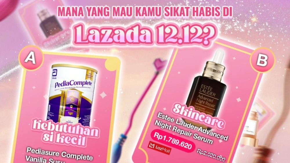 Lazada 12.12 menyiapkan berbagai diskon dan promo menarik. [Instagram]
