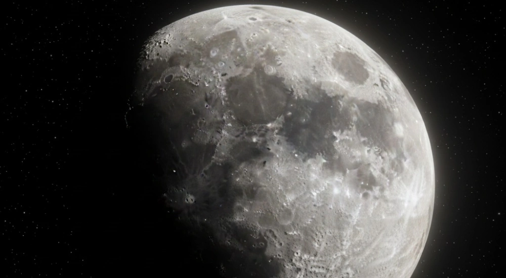 Ilustrasi bulan. [Gemini]