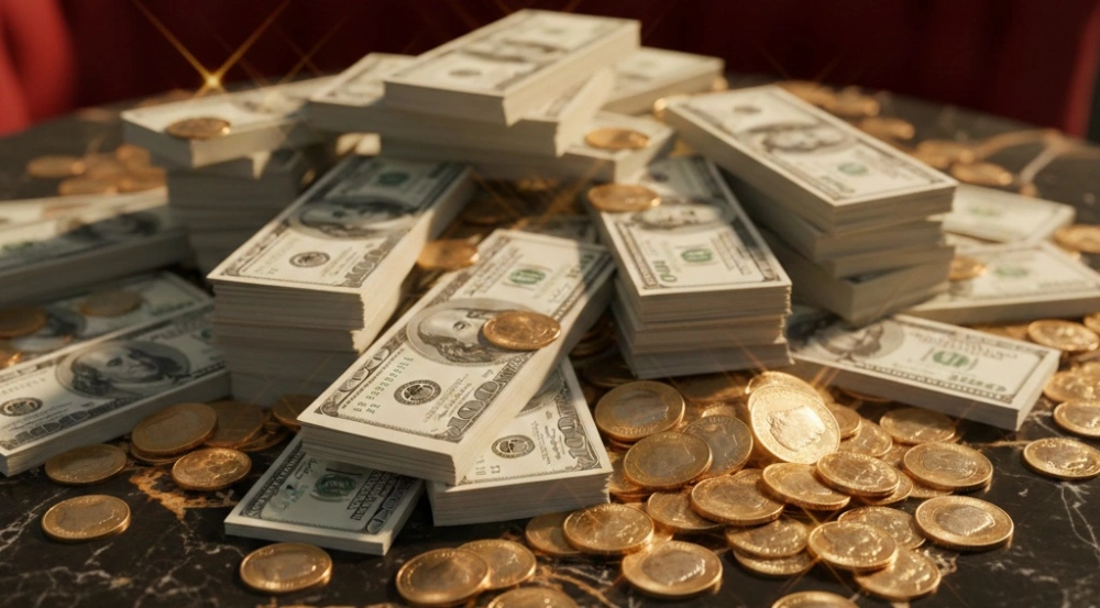 Ilustrasi US Dollar. [Gemini]