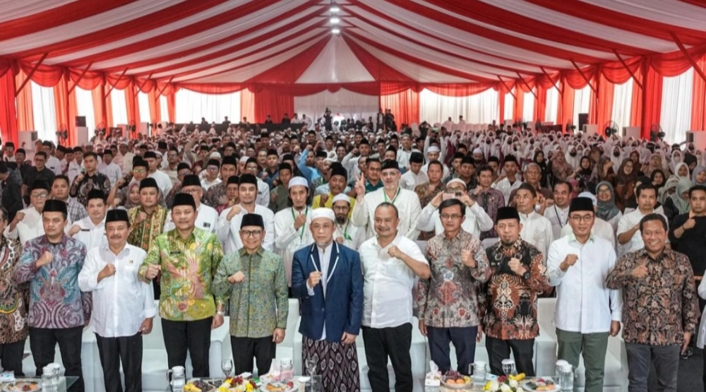Muhaimin Iskandar atau Cak Imin menghadiri ground breaking. [Instagram]