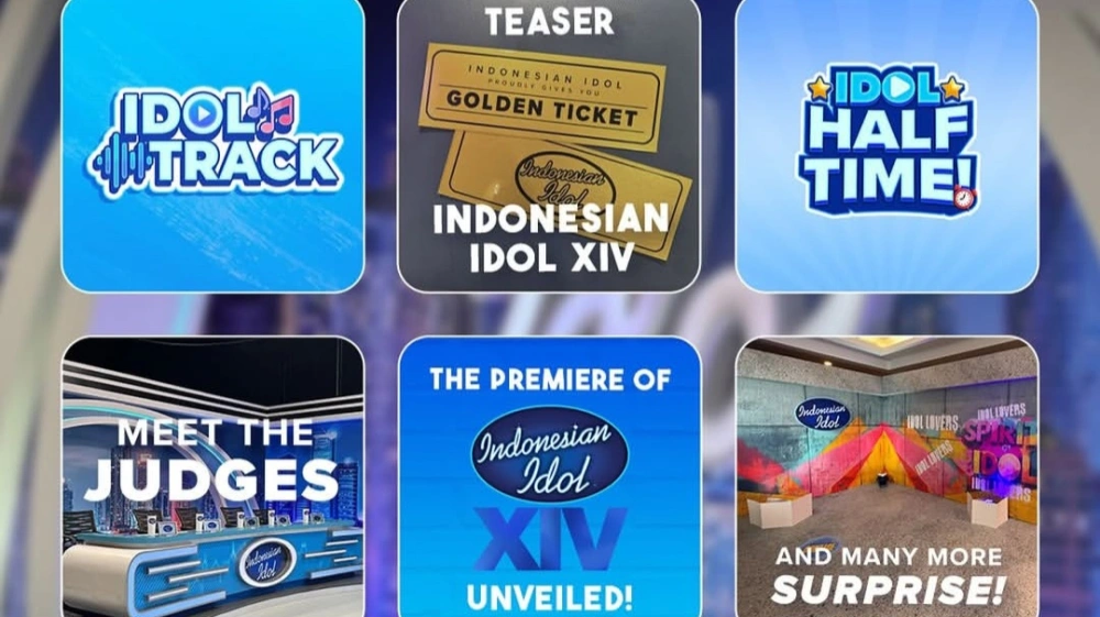 Indonesia Idol hadirkan formasi juri baru di season 14. [Instagram]