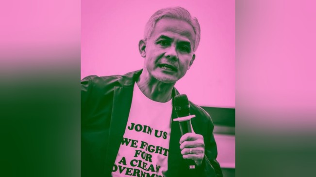 Ganjar Pranowo Ikut Pakai Filter Brave Pink Hero Green di Instagram, Begini Pesannya