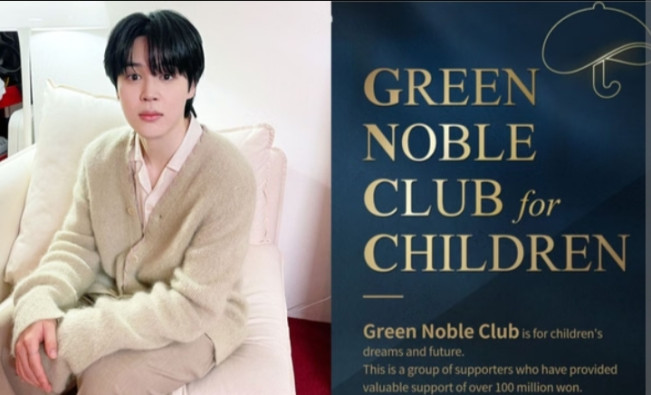 Jimin BTS Bersama Ayah dan Adiknya Kini Bergabung di Klub Jaringan Donatur Green Noble