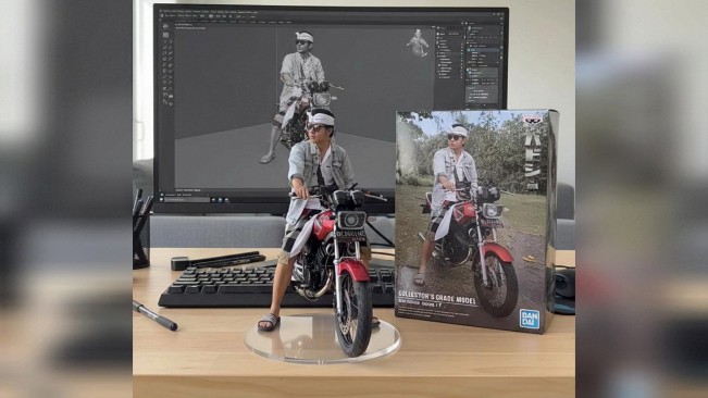 Cara Bikin Miniatur Motor AI, Hasilnya Mirip Action Figure Bandai