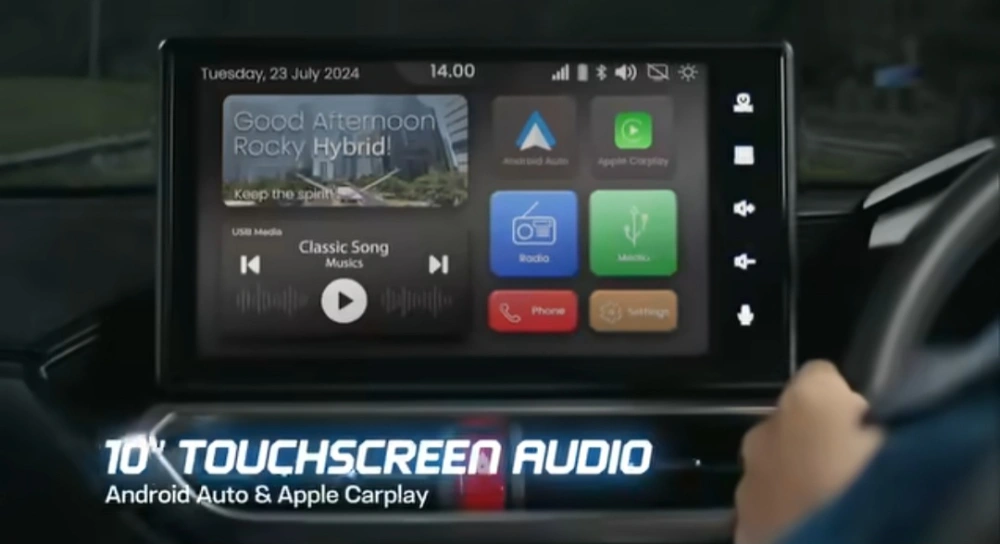10 Touchscreen Audio . [Instagram]