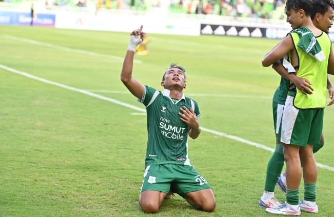 Pecundangi Tamunya Sriwijaya FC 3-1, PSMS Jaga Tren Kemenangan