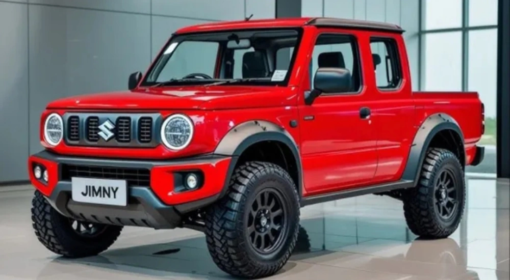 Keunggulan utama Jimny Mini Truck terletak pada bak belakangnya. [Instagram]