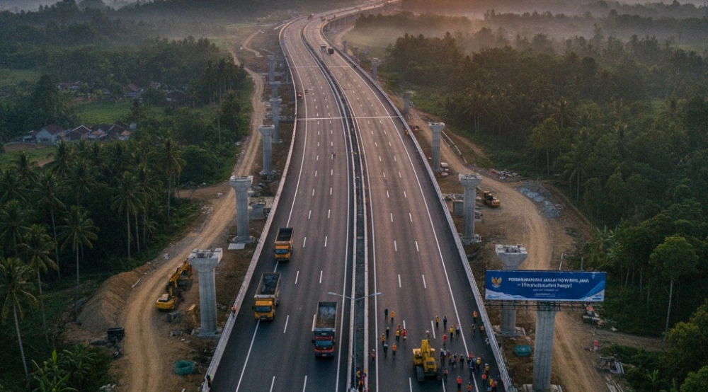 Penetapan 50 ruas tol sebagai PSN juga menjadi sinyal positif bagi investor. [Instagram]