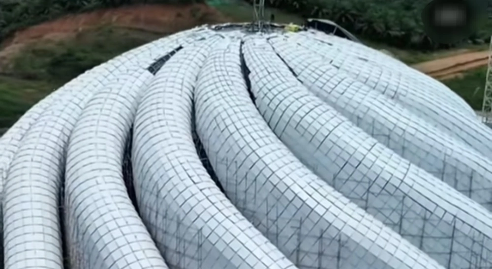 Masjid Negara IKN dibangun di atas lahan seluas 32.125 meter persegi. [Instagram]