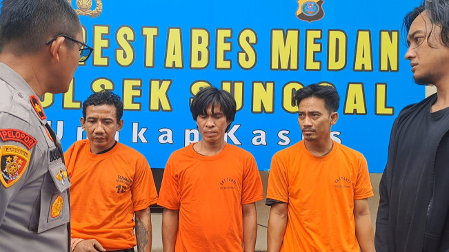 Polisi Tembak Residivis Curanmor Antarkota di Sumut, Tiga Tersangka Ditangkap