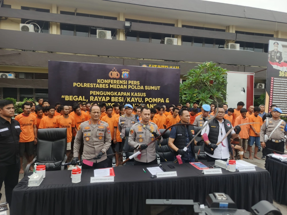 Kapolrestabes Medan Kombes Pol Jean Calvijn Simanjuntak. [Ari FT News]