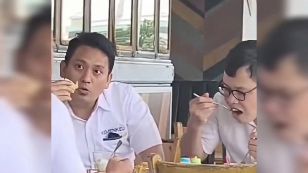 Pegawai Kemenkeu viral di media sosial. [Instagram]