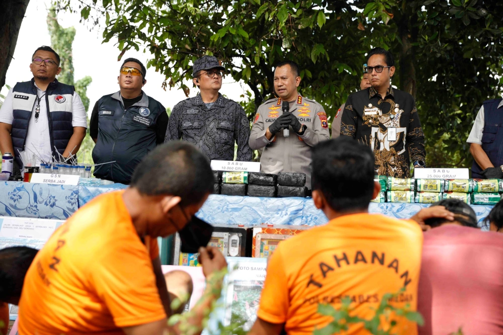 Polrestabes Medan Ungkap 35 Kg Sabu dan Tangkap 59 Tersangka dalam Razia Besar