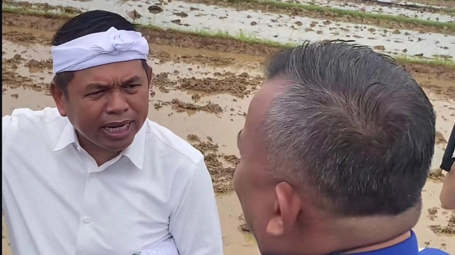 Gubernur Jawa Barat Dedi Mulyadi saat memeriksa penggunaan Bobibos. [Dok instagram]
