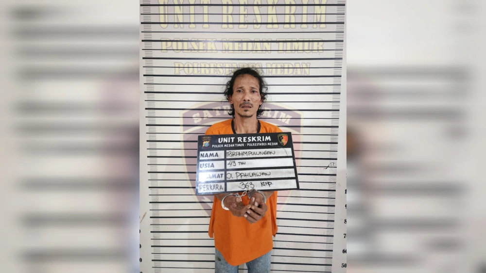 Pelaku pencurian diamankan polisi. [Istimewa]