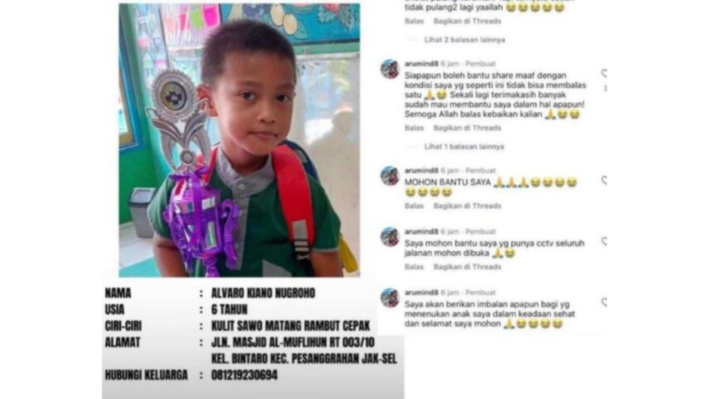 Alvaro ditemukan meninggal dunia. [Ist]