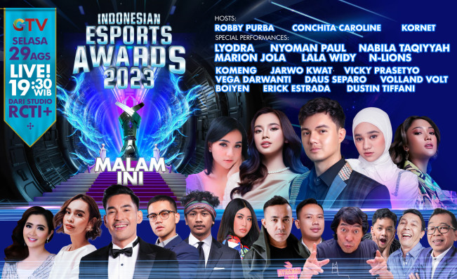 Epic! Sederet Selebriti Top Meriahkan Malam Puncak Indonesian Esports Awards 2023