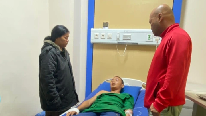 Atlet Judo Sumut Renaldi Agus Parhusip dirawat di rumah sakit akibat begal yang dialaminya  [instagram]