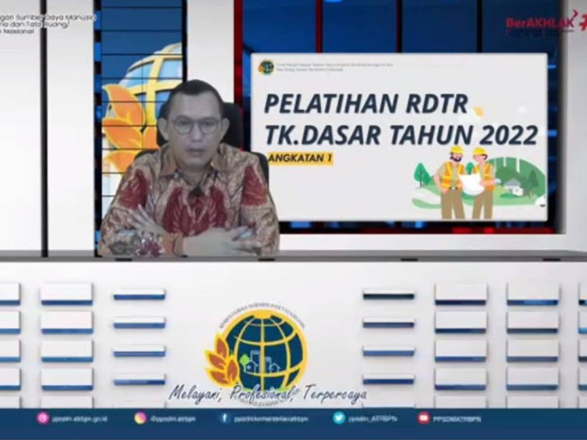 Tingkatkan Kualitas SDM, Kementerian ATR Gelar Pelatihan RDTR
