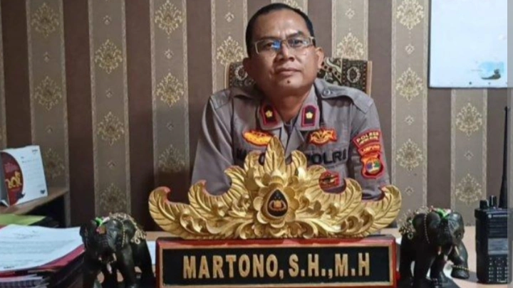 Kapolsek Panjang, Kompol Martono. [Instagram]
