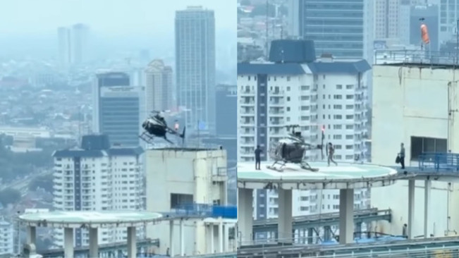 Heboh Cucu Mochtar Riady Pulang Kantor Naik Helikopter, Netizen: Udah Kayak Drakor