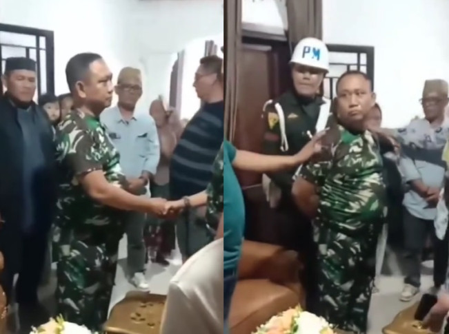 Video Kopka Basar Saat Dicokok Provost Usai Diduga Tembak Mati Tiga Polisi di Way Kanan