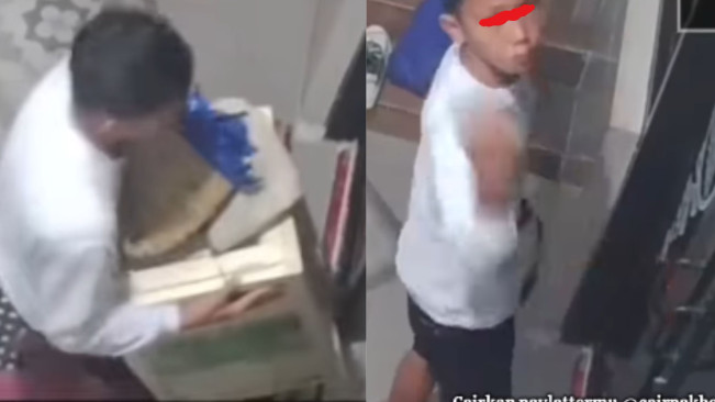 Viral Maling Kotak Amal di Dalam Masjid Acungkan Jari Tengah ke CCTV