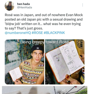 Unggahan penggemar Rose (Allkpop)
