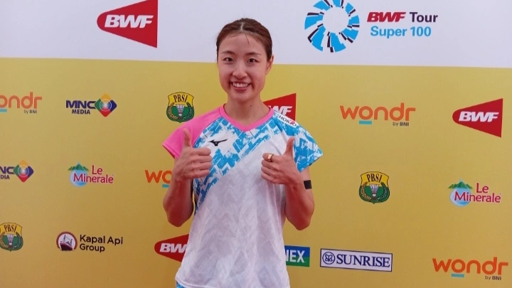 Mantan petenis peringkat satu dunia Nozomi Okuhara. [FTNews/Kesuma Ramadhan]