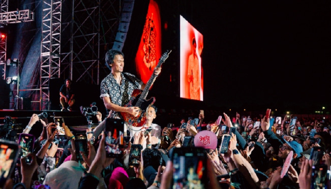 Konser Sheila on 7 Pecah di Medan, Duta Sempat Khawatir Hujan: Kekmana Kita Main Ini