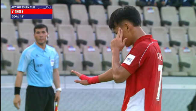 Tendangan Voli Zahaby Gholy Bawa Timnas Indonesia U-17 Unggul Atas Yaman, Skor 2-0