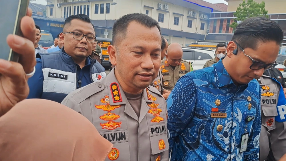 Kapolrestabes Medan Kombes Jean Calvijn Simanjuntak. [FT News/Reza D Syahputra]