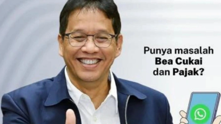 Ilustrasi aduan masyarakat melalui pesan singkat WhatsApp 'Lapor Pak Purbaya' . [Instagram]