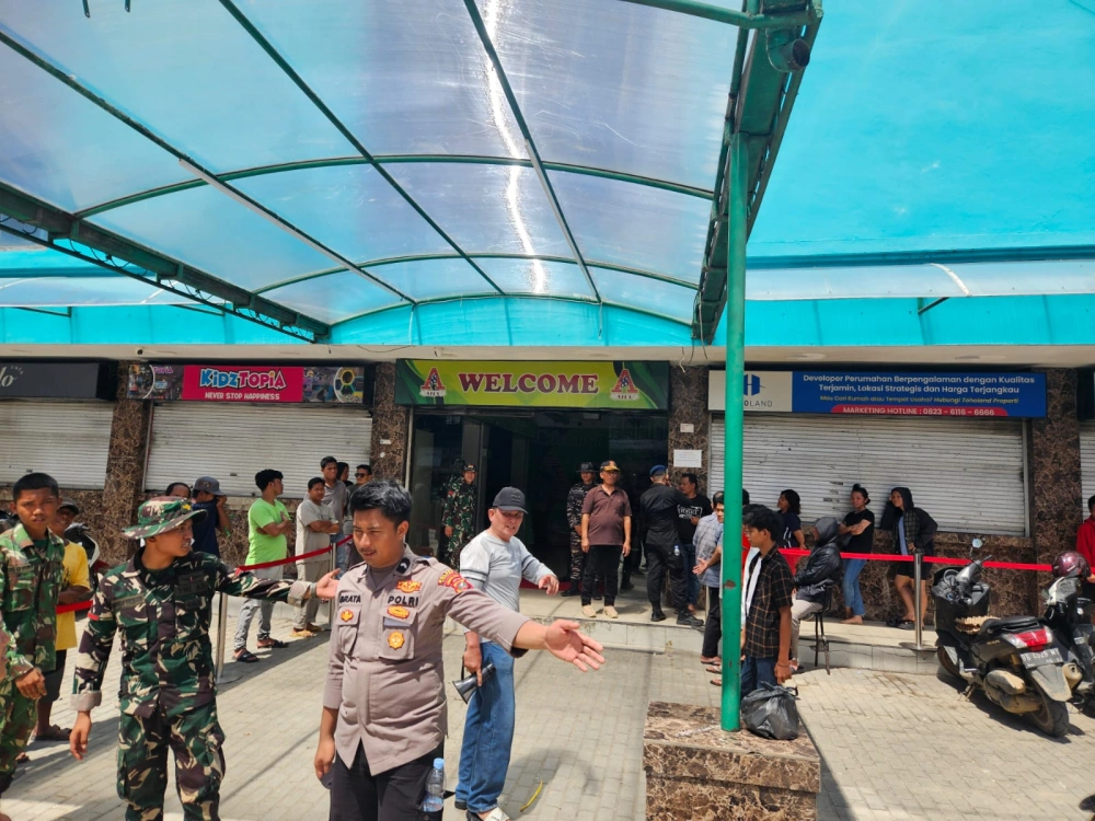 Pengamanan Diperketat di Pusat Perbelanjaan Sibolga Pasca Penjarahan, Aparat Gabungan Diterjunkan