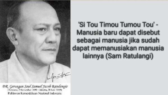 Mengenal Si Tou Timou Tumou Tou, Filosofi Hidup dari Sulawesi Utara