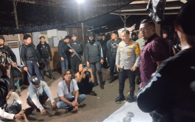 Tengah Malam, Kapolrestabes Medan Kombes Jean Calvijn Pimpin Gerebek Narkoba di Jermal XV