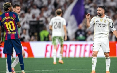 Viral! Momen Carvajal Balas Sindiran Lamine Yamal, El Clasico Berakhir Ricuh