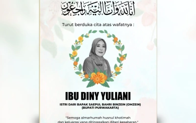 Istri Bupati Purwakarta Meninggal Dunia, Warga Berduka