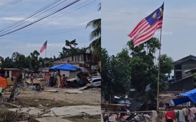 Viral Warga Aceh Pasang Bendera Malaysia di Tenda Pengungsian, ke Mana Negara?