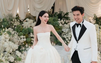 Setelah 6 Tahun Pacaran, Davika Hoorne Akhirnya Dinikahi Ter Chantavit, Bikin Baper!