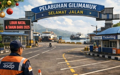 Tak Seramai Biasanya, Pelabuhan Gilimanuk Terpantau Sepi Selama Libur Nataru