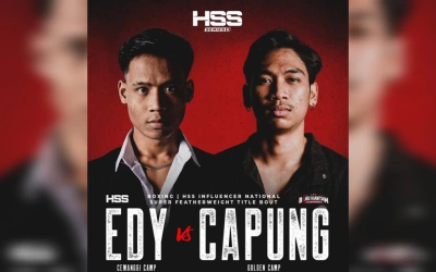 Link Nonton Live Edy Boxing vs Capung, Duel Sengit Dua Rival Abadi