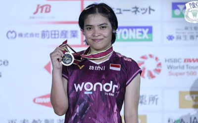 Finish Runner-Up dengan Air Mata! Gregoria Kalah Setelah Duel Menegangkan