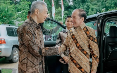 Momen Akrab Jokowi dan Lee Hsien Loong di Singapura, Bikin Publik Tak Menyangka!