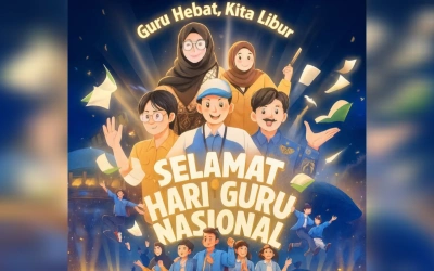 Banjir Haru! Ini Contoh Ucapan Hari Guru 2025 Ini yang Dijamin Menyentuh Hati