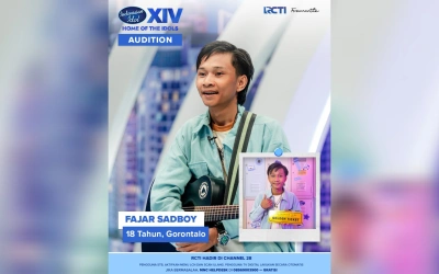 Bikin Studio Riuh! Fajar Sadboy Kantongi Golden Ticket Indonesian Idol Season XIV