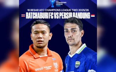 Hasil Drawing AFC Champions League Two: Ratchaburi vs Persib Bandung