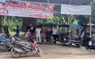 Pemilik Motor Honda di Sumatera yang Terdampak Banjir Bisa Servis Gratis