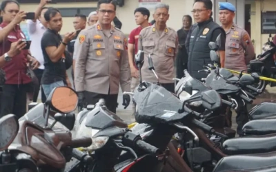 Berawal dari Penyelidikan Curanmor Satu Kasus Polisi Malah Temukan 18 Motor Curian